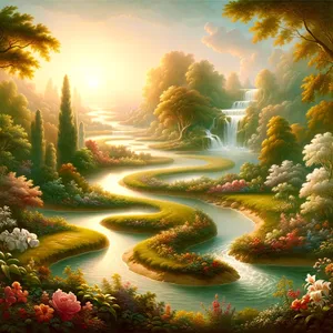 10. Reka je izvirala iz Edena, da bi napajala vrt; in od tam se je razdelila in postala štiri glavne reke.