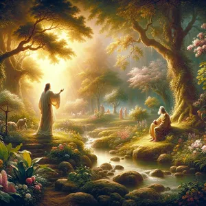 16. Gospod Bog je zapovedal človeku, rekoč: »Od vsakega drevesa v vrtu lahko prosto ješ;