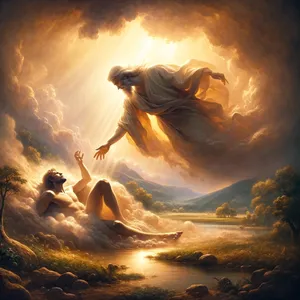 7. Gospod Bog je oblikoval človeka iz prahu zemlje in mu vdihnil v nosnice dih življenja; in človek je postal živa duša.