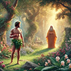 10. Ta je odgovoril: Slišal sem tvoj glas v vrtu, pa sem se bal, ker sem nag, in sem se skril.