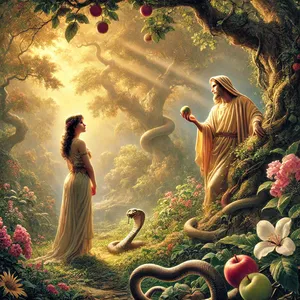 3. od sadu drevesa sredi vrta pa je Bog rekel: Ne jejta od njega in se ga ne dotikajta, da ne umrjeta.