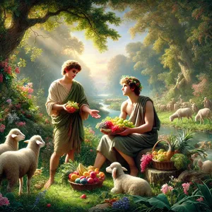 3. Čez nekaj časa se je zgodilo, da je Kajn daroval Gospodu dar od sadu zemlje.