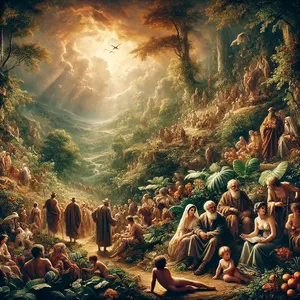 1. Ko so se ljudje začeli množiti na zemlji in so se jim rodile hčere,