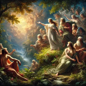 2. so Božji sinovi videli, da so človeške hčere lepe, in so si jemali žene, kakor so si izbrali.