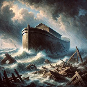 23. Iztrebil je vse, kar je bilo na obličju zemlje, od človeka do živine, do laznin in do ptic neba; iztrebljeni so bili z zemlje; ostal je samo Noe in kar je bilo z njim v ladji.