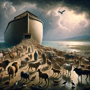 8. Od čistih živali in od živali, ki niso čiste, od ptic in vsega, kar leze po zemlji,