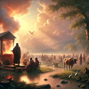 21. Gospod je začutil prijeten vonj in si je v srcu rekel: »Nikoli več ne bom preklel zemlje zaradi človeka, kajti mišljenje človeškega srca je zlo že od njegove mladosti. Nikoli več ne bom udaril vsega, kar živi, kakor sem storil.