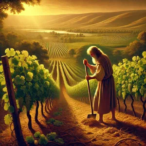 20. Noe je začel obdelovati zemljo in zasadil je vinograd.